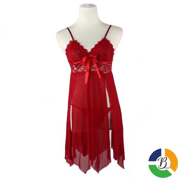 Sexy Lingerie Women s Underwear Babydoll Sleepwear Sling Dress G string Nightwear Lace Print Bow Split 1 » Brabeton » The People's Marketplace » 30/11/2023