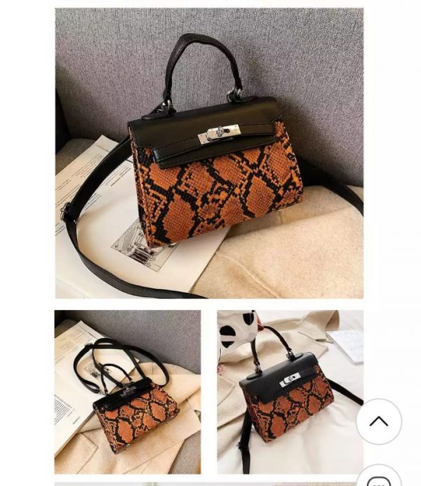 Brown Leopard Print Bags - Brabeton