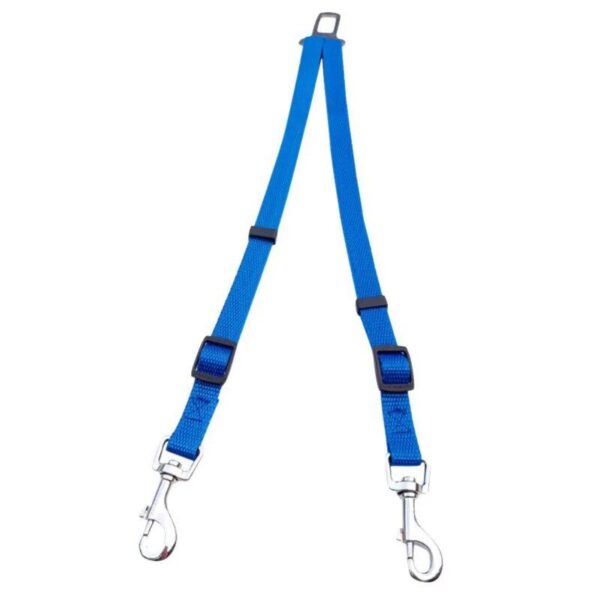 Adjustable Dual-Dog Car Safety Seat Belt with Quick Release - Image 2