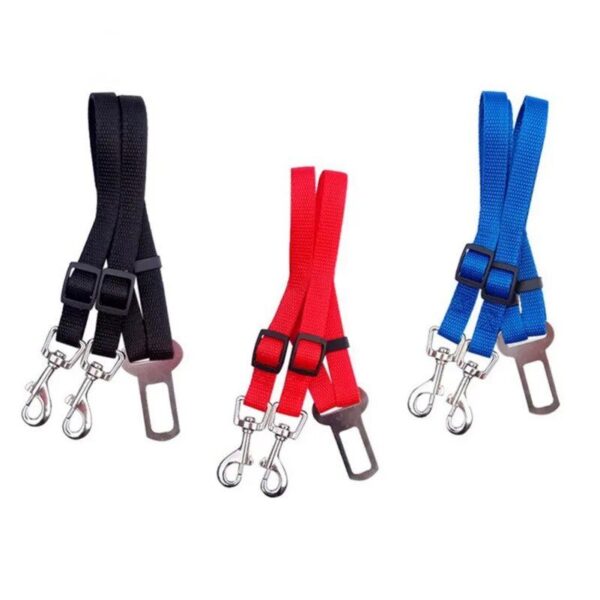 Adjustable Dual-Dog Car Safety Seat Belt with Quick Release - Image 5