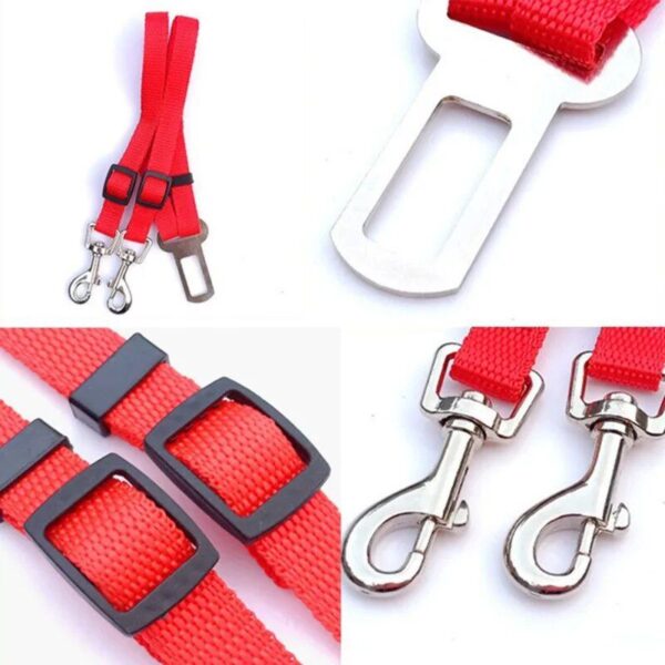 Adjustable Dual-Dog Car Safety Seat Belt with Quick Release - Image 7