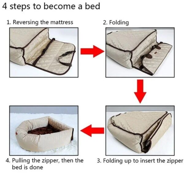 Luxury 2-in-1 Pet Carrier & Car Seat Pad - Image 4