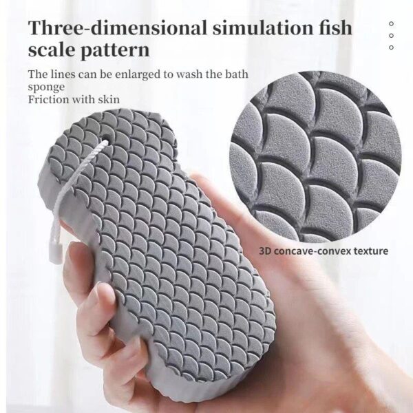 Soft Sponge Exfoliating Body Scrubber - Gentle Skin Care for All Ages - Image 5