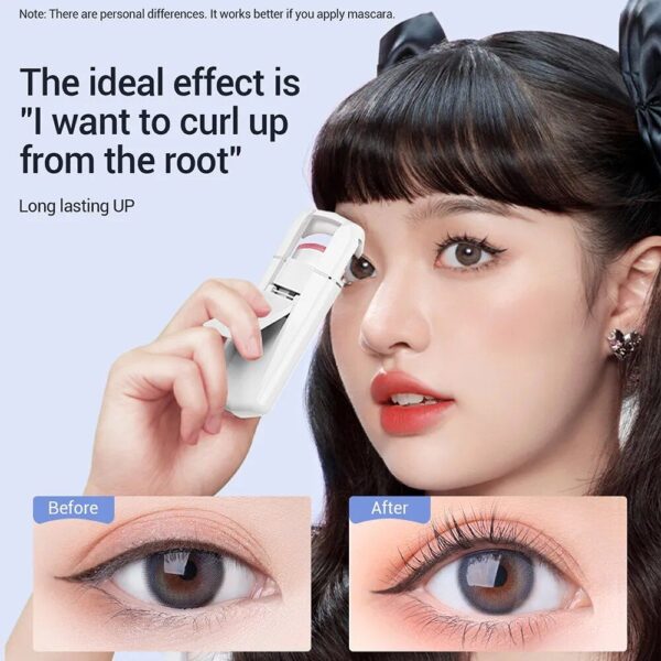 Rechargeable Electric Eyelash Curler: Long-Lasting Curl & Heated Clip - Image 2