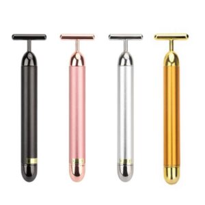 24K Gold Vibrating Facial Roller Massager