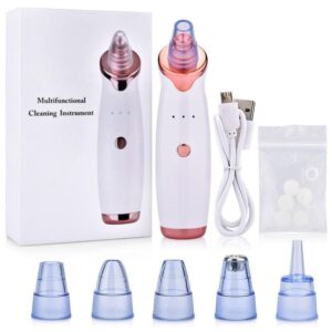 Electric Facial Vacuum Blackhead & Acne Remover with Deep Pore Cleaning Tools